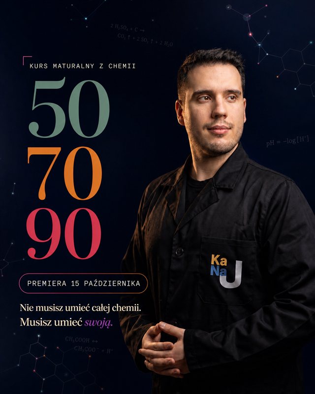Plakat KaNaU: Adrian i progi 50/70/90, premiera 15 października